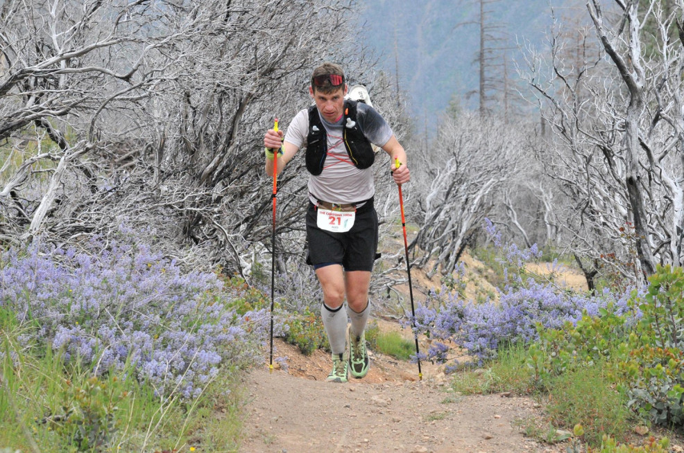 Aleš Sedlák v oblečení z kolekce ATEX NUVO během závodu The Canyons Endurance Runs